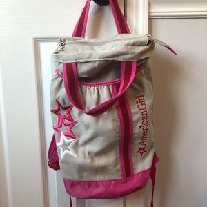 American Girl Doll Holder backpack. (can hold 2)